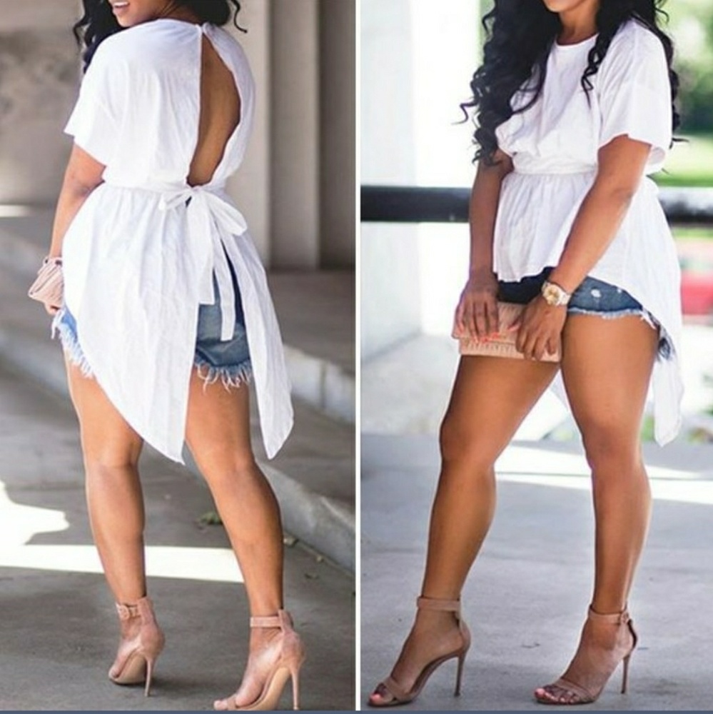 White cotton top